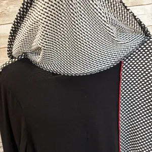 Moonlight Womens L Tunic Top Art To Wear Polka Dot High Low Lagenlook Made USA thumbnail 11