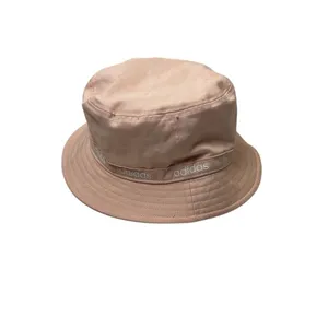 Adidas Women's Pink Bucket Hat One Size Summer Casual Logo Accents‎ thumbnail 4