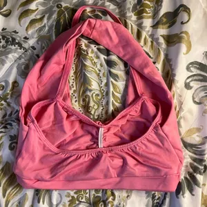 MD motion wear pink halter sports bra thumbnail 2