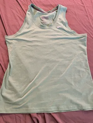 Nike Dri-Fit Women's Green tank top X-Large XL thumbnail 1