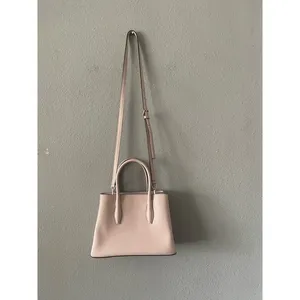 Kate Spade Eva Small Leather Satchel Crossbody Bag Purse Warm‎ Beige/Blush thumbnail 2