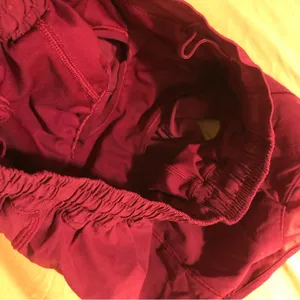 Lululemon Deep Rouge Red Athletic Mesh Short Hotty Hot Shorts 4” thumbnail 6