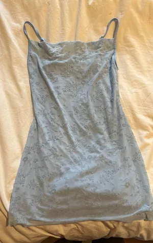 Shein Blue Floral Dress mini thumbnail 1