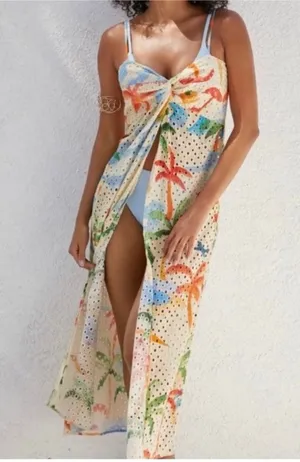 Farm Rio beach coverup thumbnail 1