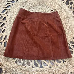 Free People faux leather skirt size 2 thumbnail 4