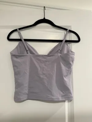 Lilac women’s tank top Medium Purple thumbnail 2