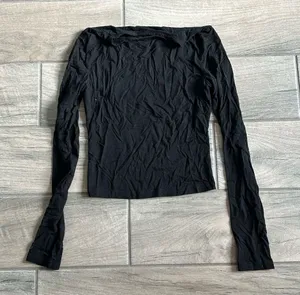 Black long sleeved top Size XS thumbnail 1
