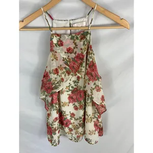 WAYF Floral Print Sleeveless Blouse Size Medium thumbnail 5