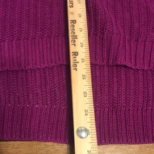 Lauren Ralph Lauren Chunky Knit Oversized‎ V-neck Sweater size large ladies thumbnail 12
