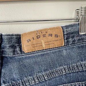 Riders By Lee Vintage Denim High-Rise Shorts 100% Cotton Blue Women's Size 10 thumbnail 7