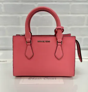 Satchel Sheila Small Leather Center Zip Purse Women's Bag Tea Rose thumbnail 1