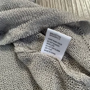 NWOT POL Sheer Knit Tank – Grey Size Small thumbnail 5
