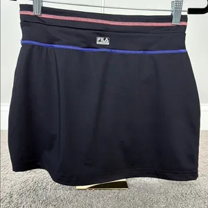 Fila Women's Black‎ Golf Skort with Pink and Blue Accents Sz XS thumbnail 4