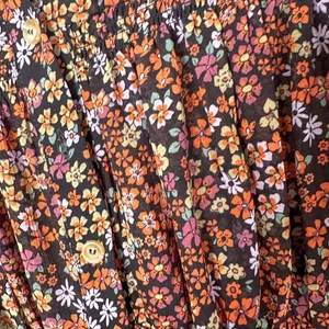 Free People Bonnie Boho Floral Print Mini Dress, EUC, Size Medium, MSRP $148 thumbnail 10
