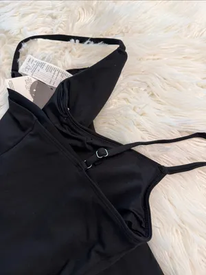 GILY HICKS Black Active Dress with Thin Straps adjustable brand new size L thumbnail 9