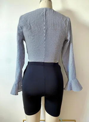 SEEK the Label Double Tie Crop Top thumbnail 5