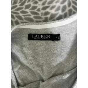 Ralph Lauren Grey Cotton Sweater Medium Long Sleeve Minimalist Preppy Old Money thumbnail 2