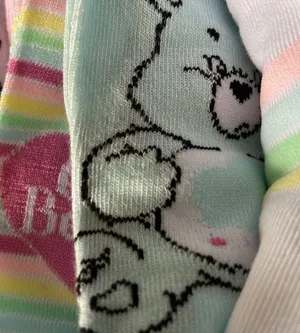 Care Bears Rare Set of 5 crew socks thumbnail 3
