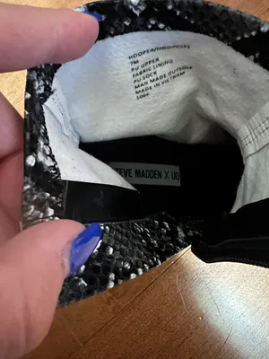 Steve Madden X Urban Outfitters Snakeskin heeled Boots thumbnail 4