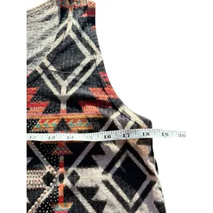 Vocal Women's Sleeveless Designed Tan & Black Top thumbnail 5