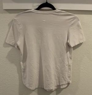 Lululemon White Short Sleeve Top thumbnail 2