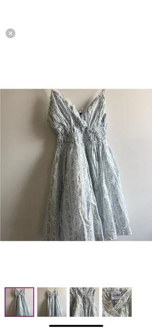 Sky to Moon Dress Floral Blue thumbnail 3