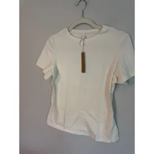 Skims Cotton Jersey Sz L Short Sleeve T-shirt Marble NWT thumbnail 12