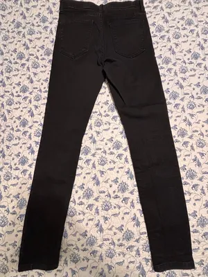 Banana Republic High Rise Skinny Black Denim Jeans Women's Size 27/4 thumbnail 2
