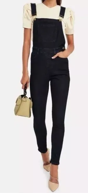 We Wore What Dark Blue Jumpsuit size Medium thumbnail 1