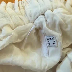 Princess Polly Dionne tie detail white mini dress thumbnail 4