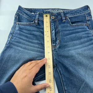 American Eagle Outfitters Hi-Rise Jegging Jeans Women 8 Short Blue‎ Denim Cotton thumbnail 8