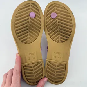 Crocs Tulum Toe Post Sandal Purple Tan Women 8 Slip On Buckle Casual Comfy thumbnail 7