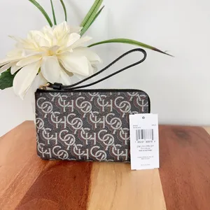 NWT Coach‎ Corner Zip Wristlet With Coach Monogram Print thumbnail 6