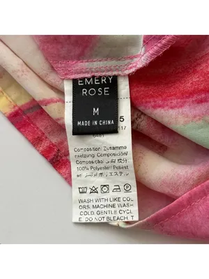 One Shoulder Pink Mini Shift Dress Emery Rose Medium Sleeveless Knee Length Cute thumbnail 6