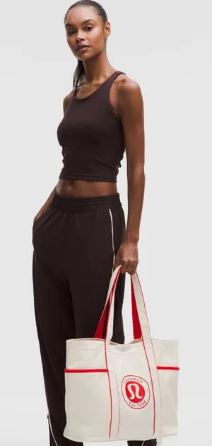 Lululemon Daily Multi Pocket Tote – Natural thumbnail 1