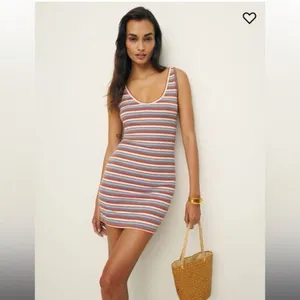 Reformation Taylen Knit Stripe Sleeveless Mini Dress Size XS thumbnail 2