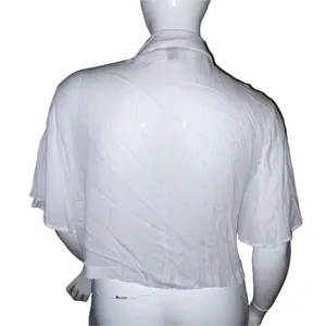 SHEIN knot detail half sleeve blouse thumbnail 7