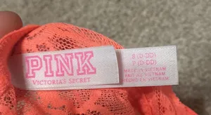 Victoria’s Secret Pink Coral Lace Push Up Padded Bralette Size S (D-DD) thumbnail 2