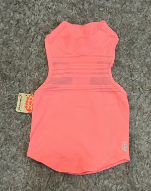 Free People FP Movement Happiness Runs Mock Neck Crop New thumbnail 1