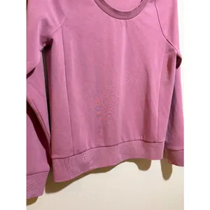 Athleta Size XXS Seasoft Scoop-Neck Sweatshirt Antique Rose Pink thumbnail 4