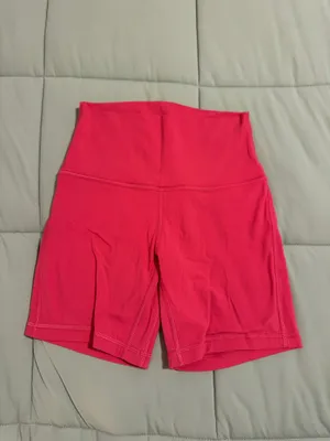 Hot Pink lululemon align shorts thumbnail 3