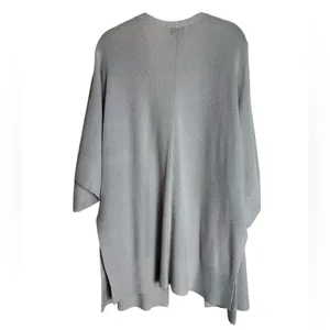 Jigsaw Womens Large Knitted Draped Cape Quiet Luxury Minimalist Effortless thumbnail 7
