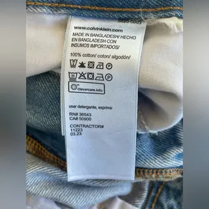 Calvin Klein Women's Straight Jeans in Light Blue thumbnail 11