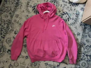 Pink Nike oversized hoodie thumbnail 2