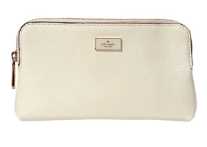KATE SPADE NEW YORK PATENT LEATHER ADJUSTABLE BELT BAG IVORY Large/XL thumbnail 1