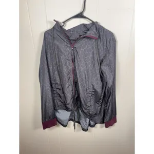 The Upside Snow Leopard windbreaker jacket size 6 Full Izipnlight Weight‎ thumbnail 4