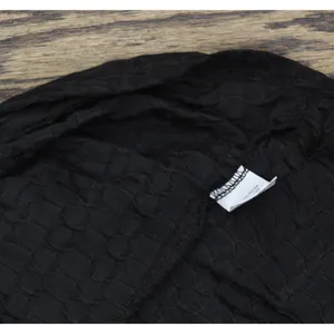 NWT Ny Collection Womens Petite 3/4 Sleeve Honeycomb Half Zip Shirt Top Black PM thumbnail 6