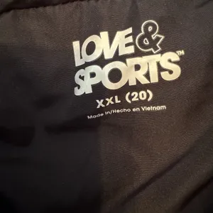 Love & Sports Hooded Puffer Vest XXL Black Zip Up Layering Athleisure Cozy Chic thumbnail 5