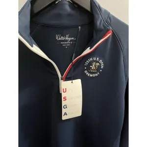 Walter Hagen 125th U.S. Open Oakmont Women’s S navy 1/4 Zip Golf Pullover NWT thumbnail 2