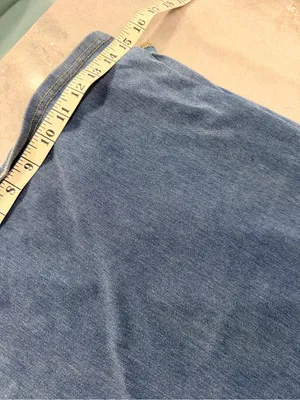 NWOT Halara Size 2X Pull On Wide Leg Jeans Blue Stretch Denim High Rise Regular thumbnail 7